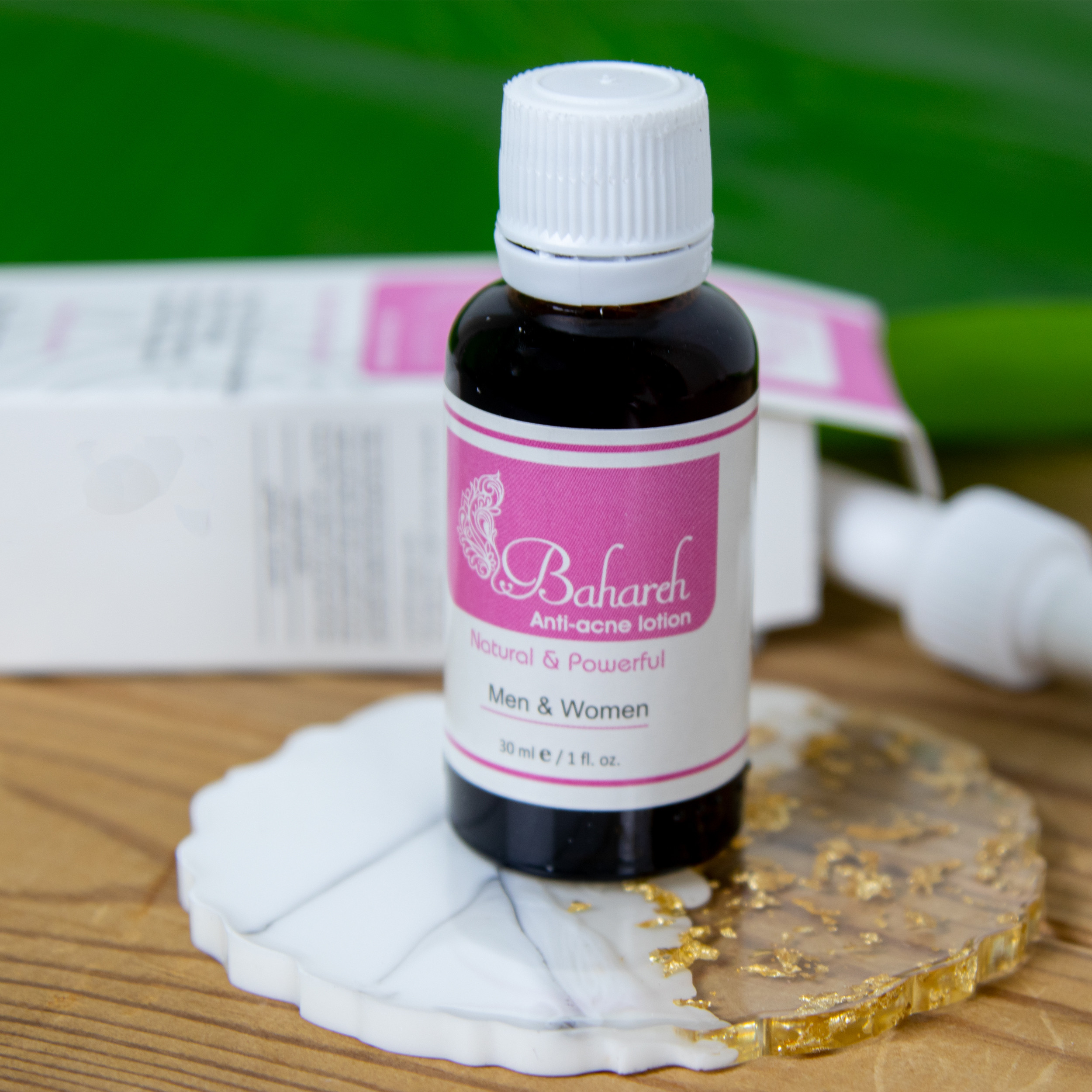 لوسیون صورت بهاره مدل آنتی آکنه حجم 30 میلی لیتر