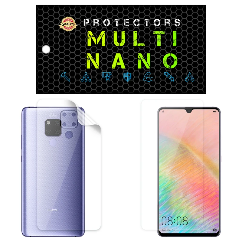 محافظ صفحه نمایش مولتی نانو مدل X-SFT مناسب برای گوشی موبایل هوآوی Mate 20X به همراه محافظ پشت