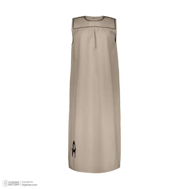 پیراهن زنانه دیجی استایل اسنشیال مدل sch-04 رنگ کرم