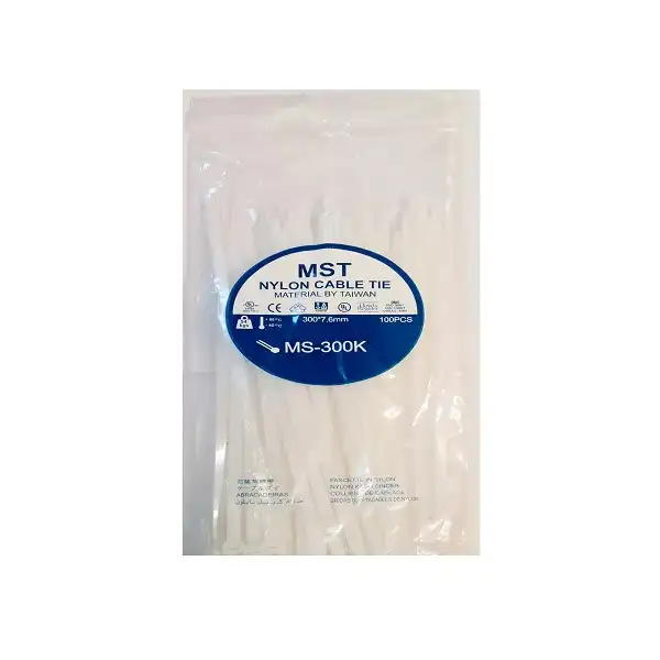 بست کمربندی ام اس تی مدل 300x7.6 بسته 100 عددی