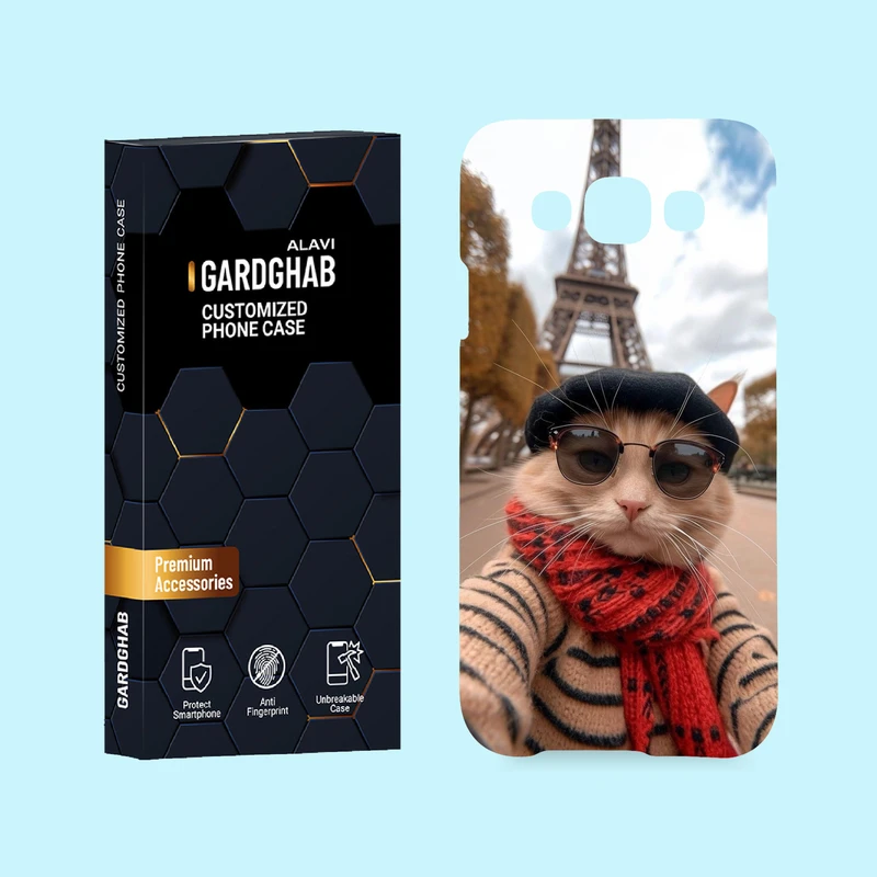 کاور گارد قاب علوی مدل هنری مناسب برای گوشی موبایل سامسونگ Galaxy E5 2015