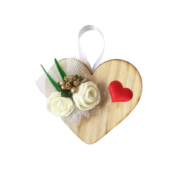گیفت مدل  قلب چوبی کد 303 بسته 10 عددی