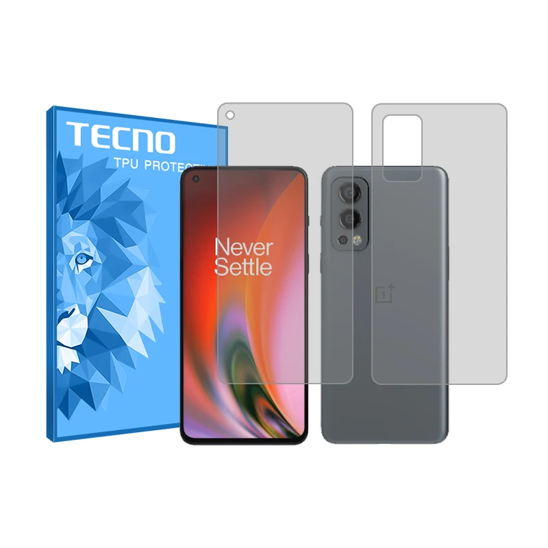 محافظ صفحه نمایش تکنو مدل HyGEL مناسب برای گوشی موبایل وان پلاس Nord 2 5G به همراه محافظ پشت گوشی