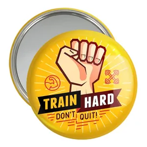 آینه جیبی خندالو مدل Train Hard  کد 10042