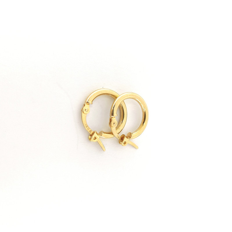 گوشواره طلا 18 عیار دخترانه طلا و جواهرسازی افرا مدل 125