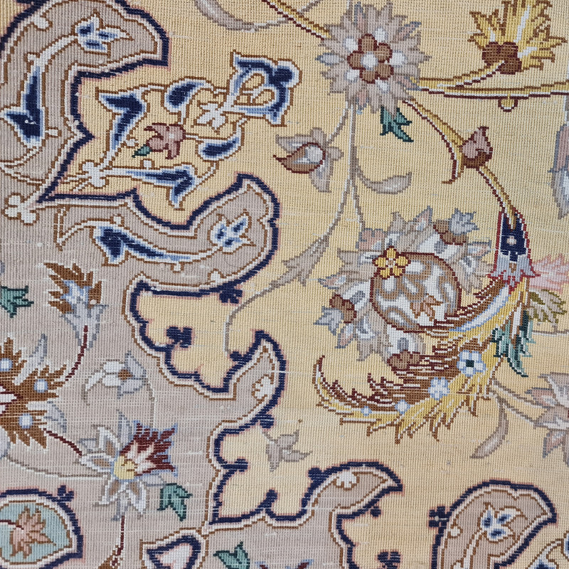 فرش دستبافت نه و نیم متری اصفهان آبتین کد 4