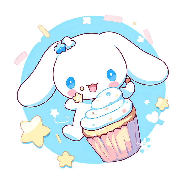 استیکر پارچه و لباس پاد آفرین مدل کارتونی سینامورول کد S5901