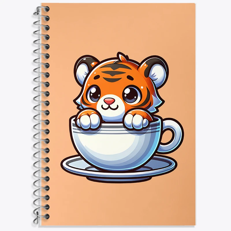 دفتر نت موسیقی 50 برگ خندالو طرح ببر بامزه کد F7741