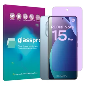 Glass Pro Eye Care model anti purple screen protector suitable for Xiaomi Redmi Note 15 Pro 4G Mobile phone