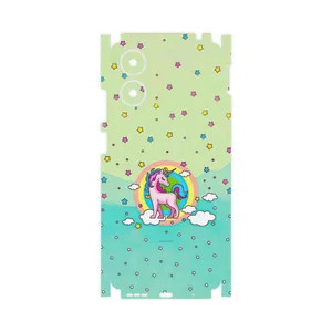 MAHOOT Rainbow unicorn adventure-FullSkin Cover Sticker for Motorola Moto G04