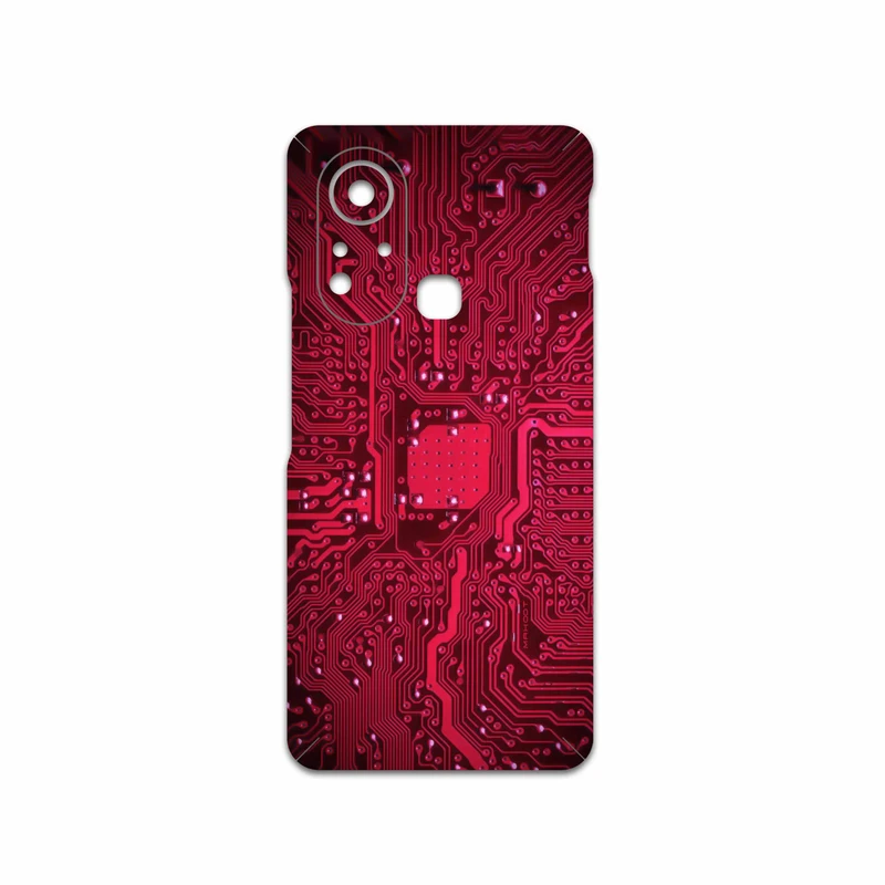 برچسب پوششی ماهوت مدل Red-Printed-Circuit-Board مناسب برای گوشی موبایل اینفینیکس Hot 11s