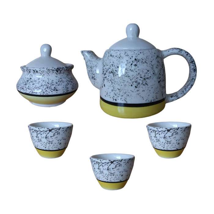 سرویس چای خوری 7 پارچه مدل مرمری