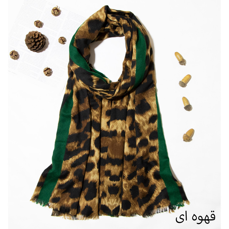 شال زنانه مدل موهر پلنگی پاییزه جدید کد lu-1641