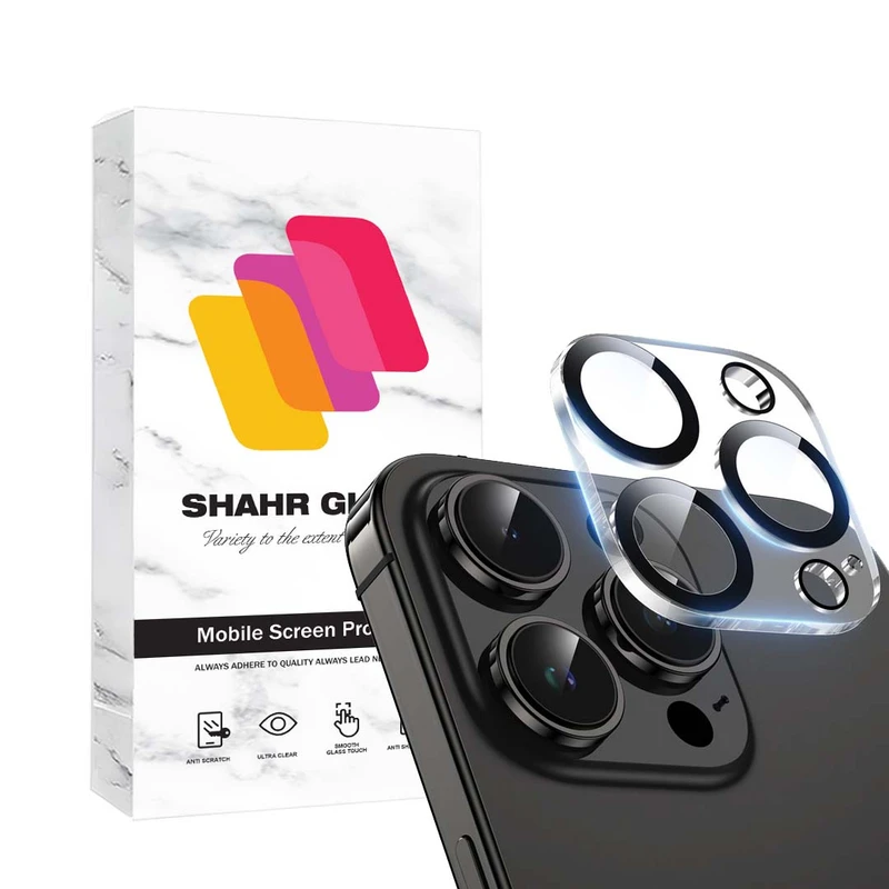 محافظ لنز دوربین شهر گلس مدل 3DLNZSLSH مناسب برای گوشی موبایل اپل iPhone 12 Pro  