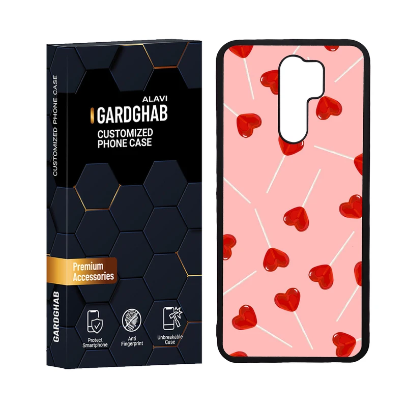 کاور گارد قاب علوی مدل دورژله ای عاشقانه مناسب برای گوشی موبایل شیائومی Redmi 9 / Redmi 9 Prime