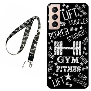 Megafone Gym 0010 Cover For Samsung Galaxy S21 Plus 5G Mobile Neckband