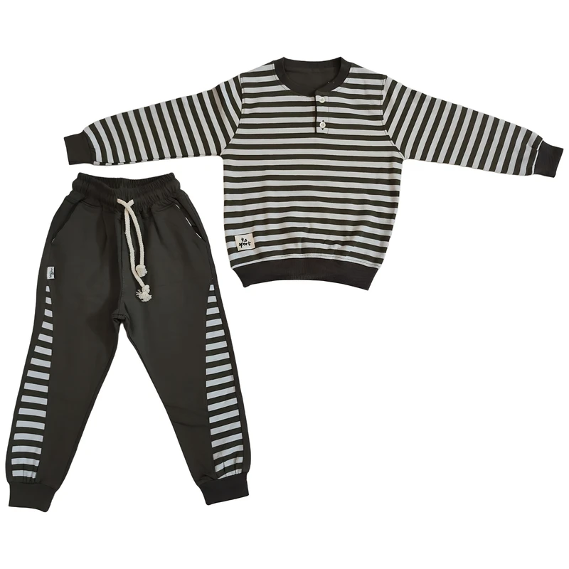 ست سویشرت و شلوار راحتی پسرانه مدل 1367532