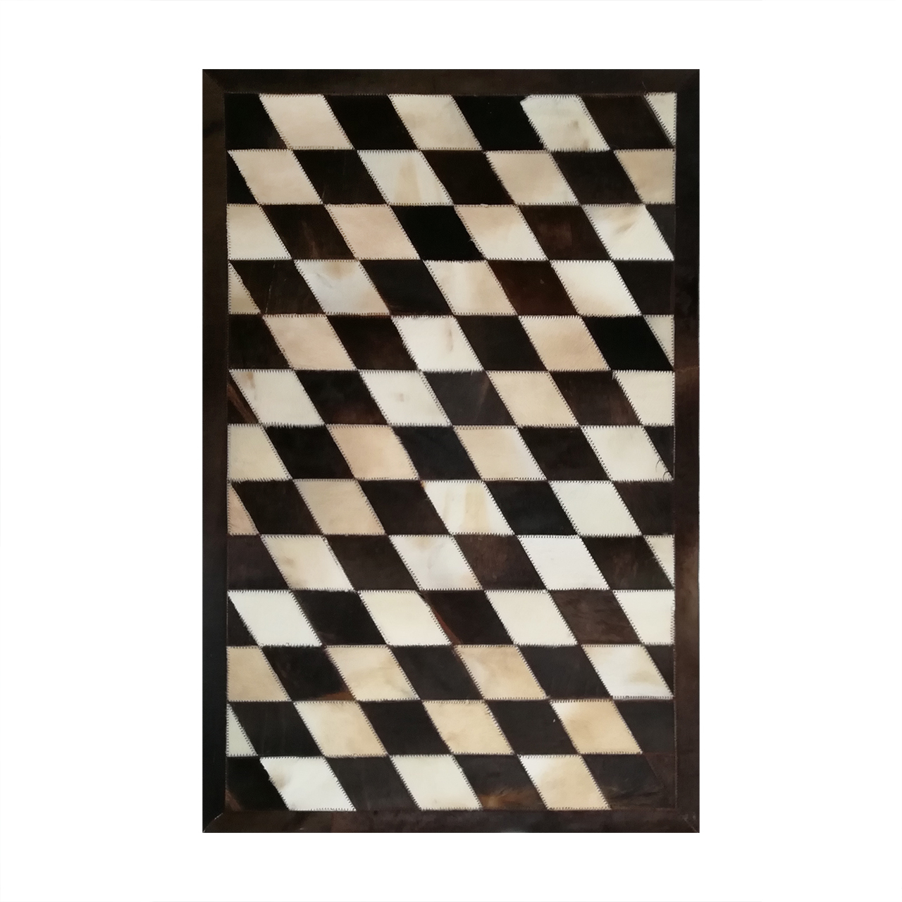 کلاژ فرش پوست و چرم کمالی مدل AD-0365