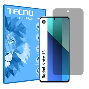 Tecno Resistant model privacy screen protector suitable for Xiaomi Redmi Note 13 4G mobile phone