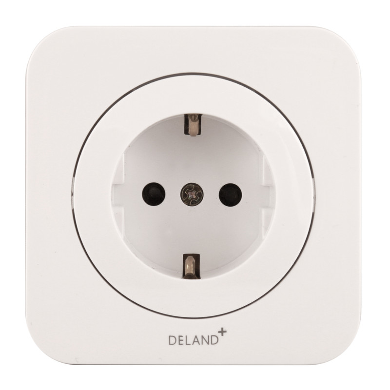 پریز برق ارت دار دلند مدل آدا بسته 10 عددی