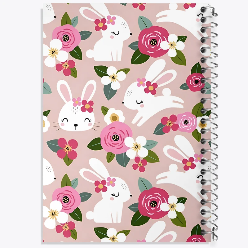 دفتر مشق 50 برگ خندالو طرح گل گلی کد N4672