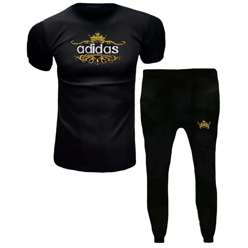 ست تی شرت آستین بلند و شلوار ورزشی مردانه مدل GOLADI