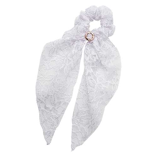 کش مو زنانه مدل گل رز طرح دنباله دار کد 750-2WH