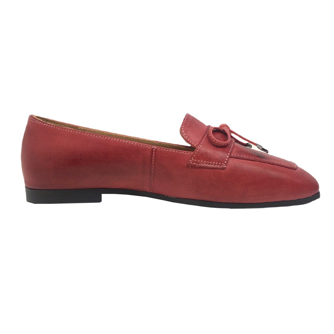 کفش زنانه سرزمین چرم مدل 1686 رنگ قرمز -  - 2
