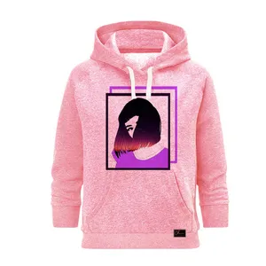 هودی زنانه مدل GIRL کد J20 رنگ صورتی