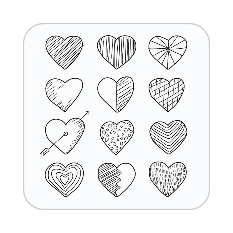 زیر لیوانی کاکتی طرح عاشقانه مدل mp37777