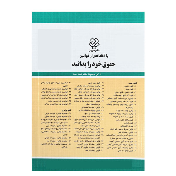 کتاب قانون اساسی جمهوری اسلامی ایران 1404 اثر جهانگیر منصور نشر دوران