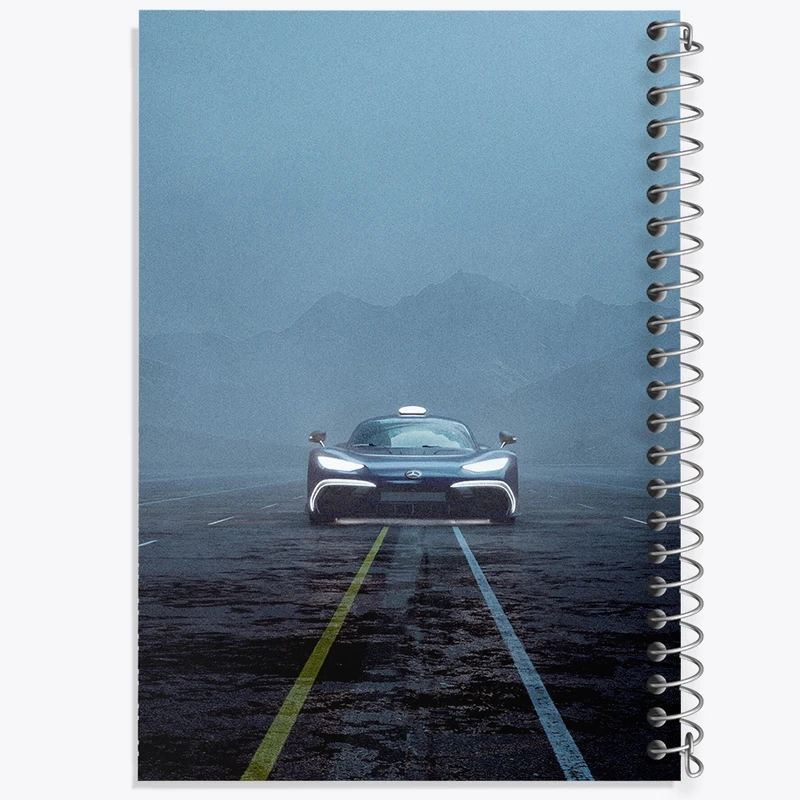 دفتر مشق 50 برگ خندالو طرح ماشین اسپرت کد F1001