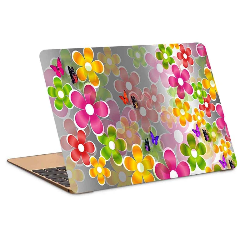 استیکر لپ تاپ طرح Butterflies-45کد P-712 مناسب برای لپ تاپ 15.6 اینچ