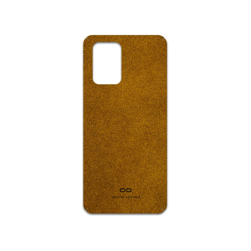برچسب پوششی ماهوت مدل Brown-Chamois-Leather مناسب برای گوشی موبایل شیائومی Redmi Note 10 Pro