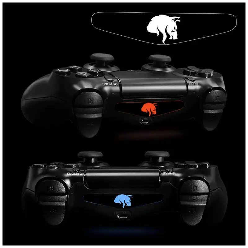 برچسب لایت بار دسته پلی استیشن 4 طرح شیر کد 111 بسته 2 عددی