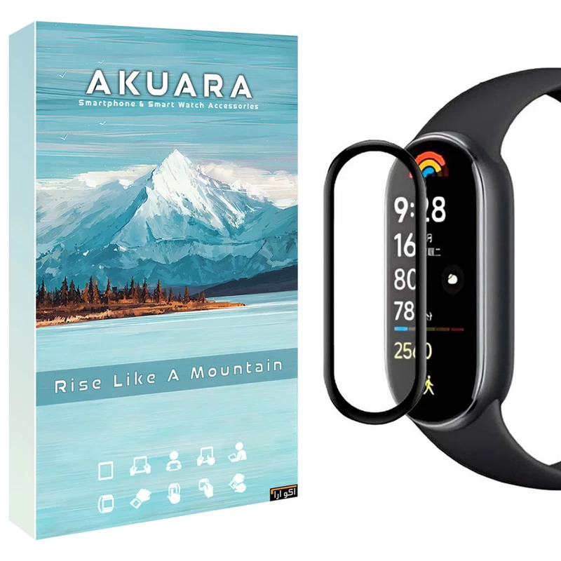 محافظ صفحه نمایش آکوآرا مدل PMMA مناسب برای ساعت هوشمند شیائومی Mi Band 4 12mm