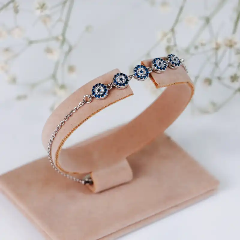 دستبند نقره زنانه جی تی ای مدل جی نایس 33