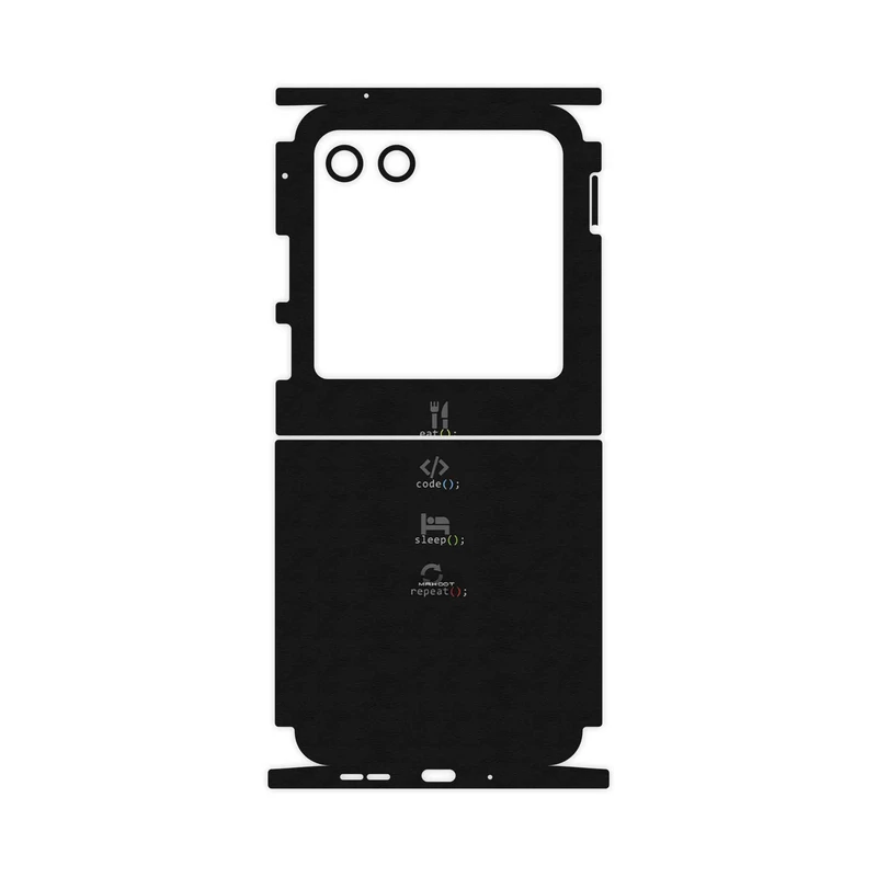 برچسب پوششی ماهوت مدل Programming 2-FullSkin مناسب برای گوشی موبایل موتورولا Razr 40 Ultra