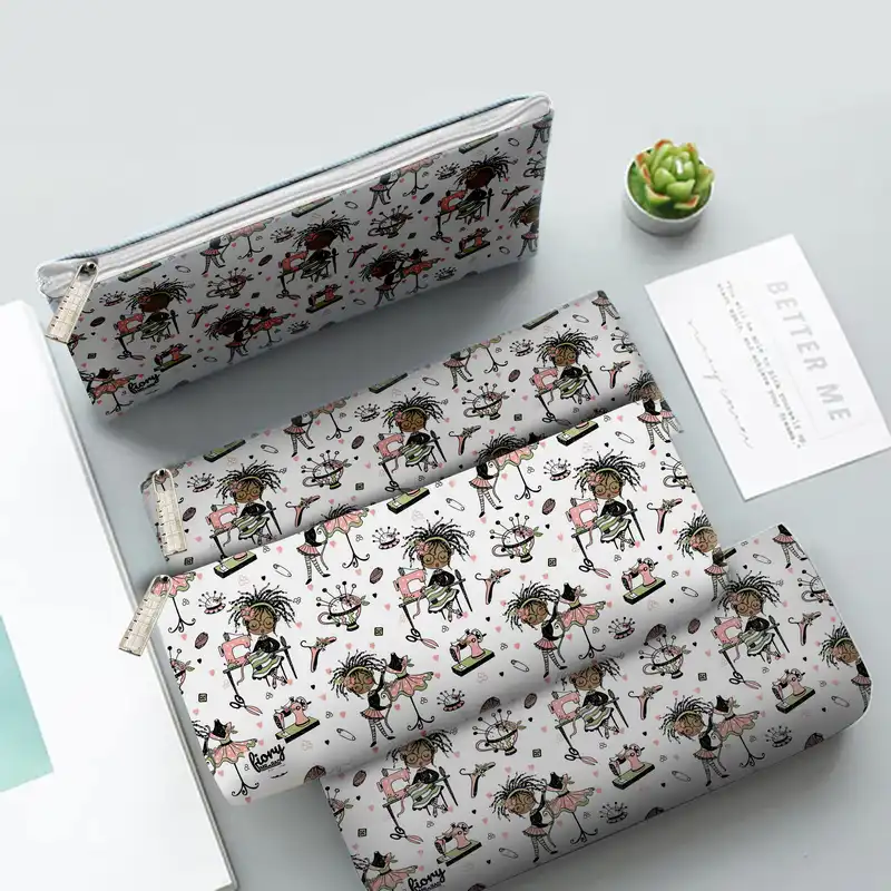 جامدادی مستر راد مدل دختر فانتزی طرح خیاط کد fiory 2028