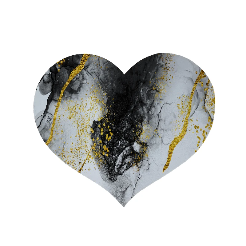 پادری مدل قلب طرح مدرن کد 8614 سایز 90x90 سانتی متر