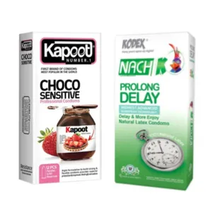 کاندوم تاخیری کد 3443k مجموعه دو عددی 
