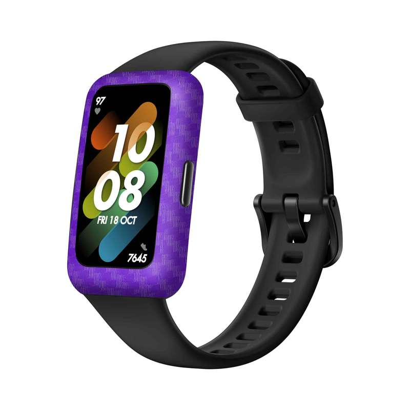 برچسب ماهوت طرح Purple-Fiber مناسب برای ساعت هوشمند هوآوی Band 7