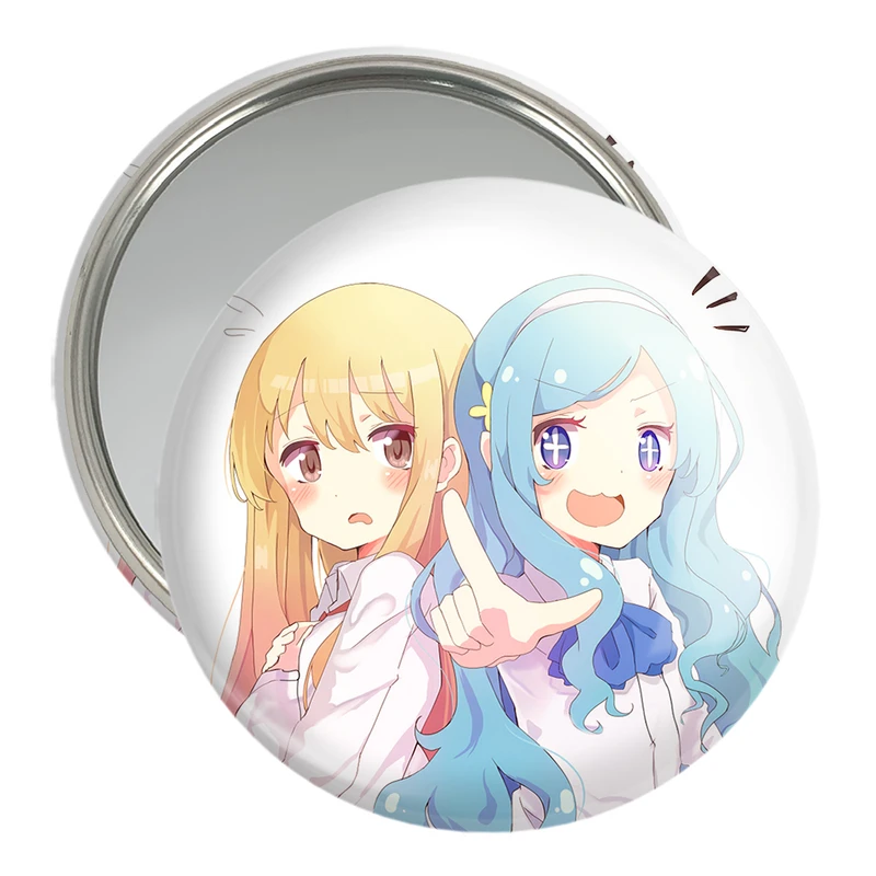 آینه جیبی خندالو مدل تاچیبانا و دوما اومارو انیمه تومو داچی گیم Tomodachi Game  کد 18463