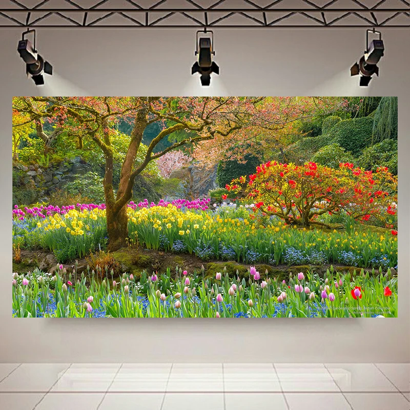 تابلو شاسی طرح طبیعت مدل نمای فصل بهار کد AR7740