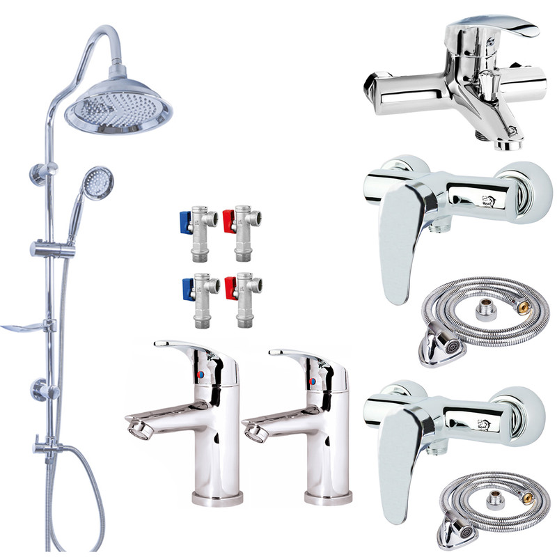 ست شیرآلات اندیکا مدل پریا PCNSH12 مجموعه 12 عددی