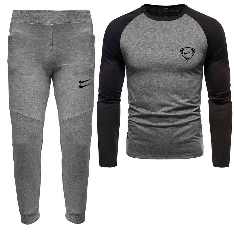 ست تی شرت و شلوار مردانه مدل 0408177 رنگ طوسی