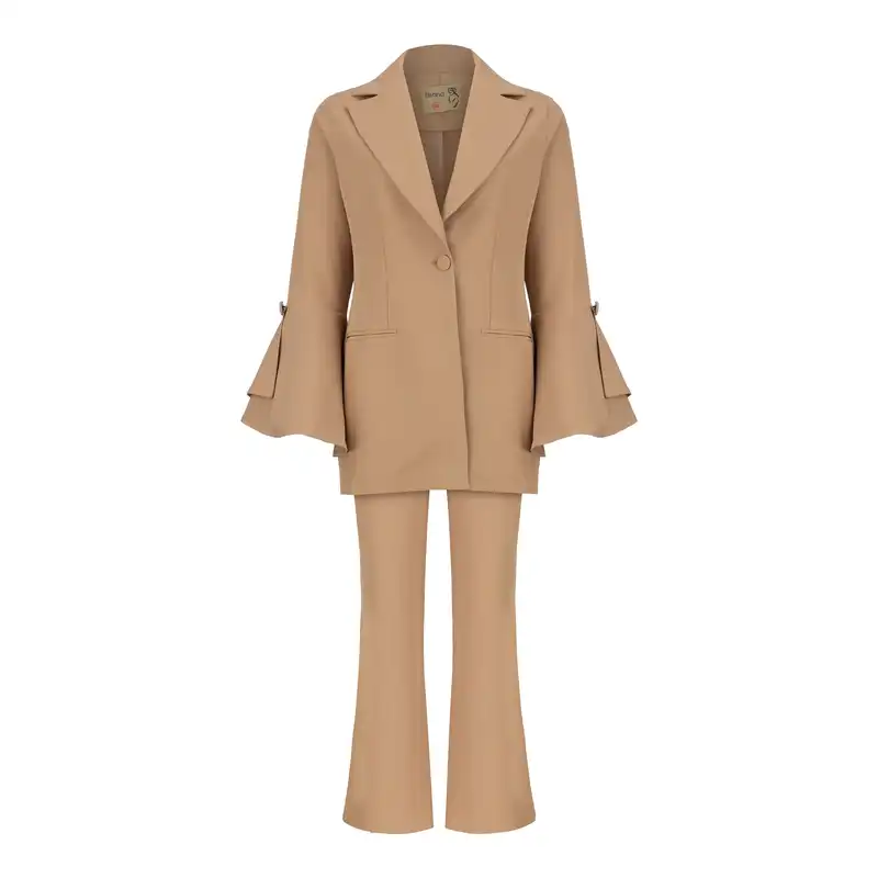 ست کت و شلوار زنانه السانا مدل برگین کد 137408