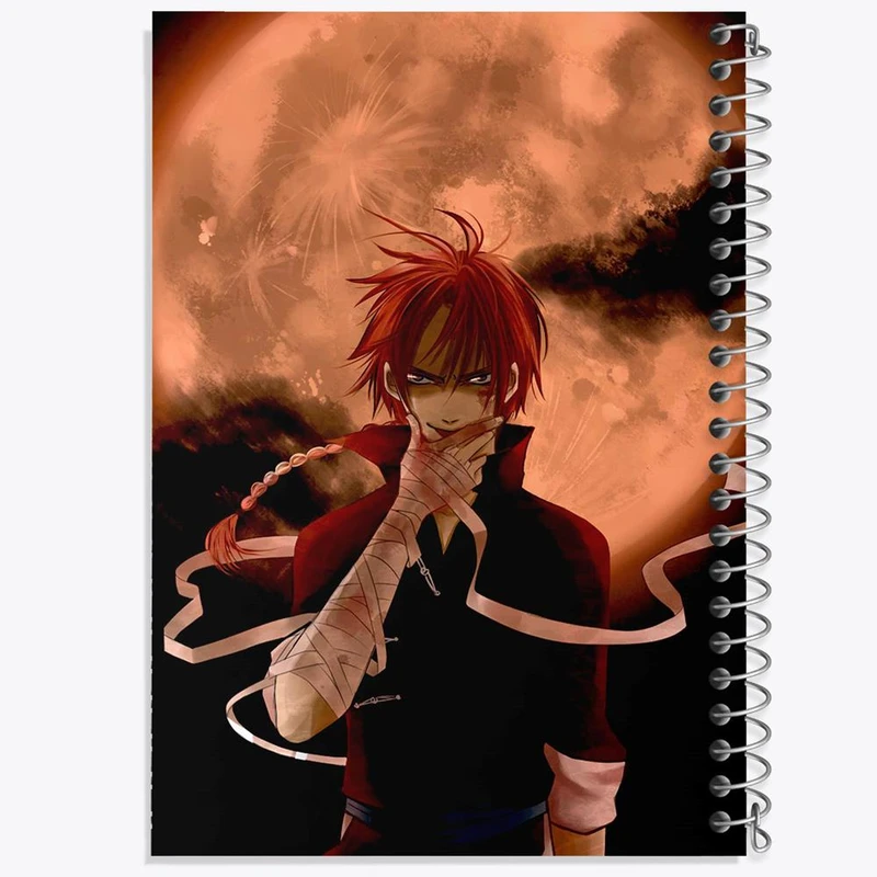 دفتر شطرنجی 50 برگ خندالو طرح کاگویا انیمه گینتاما کد 12936