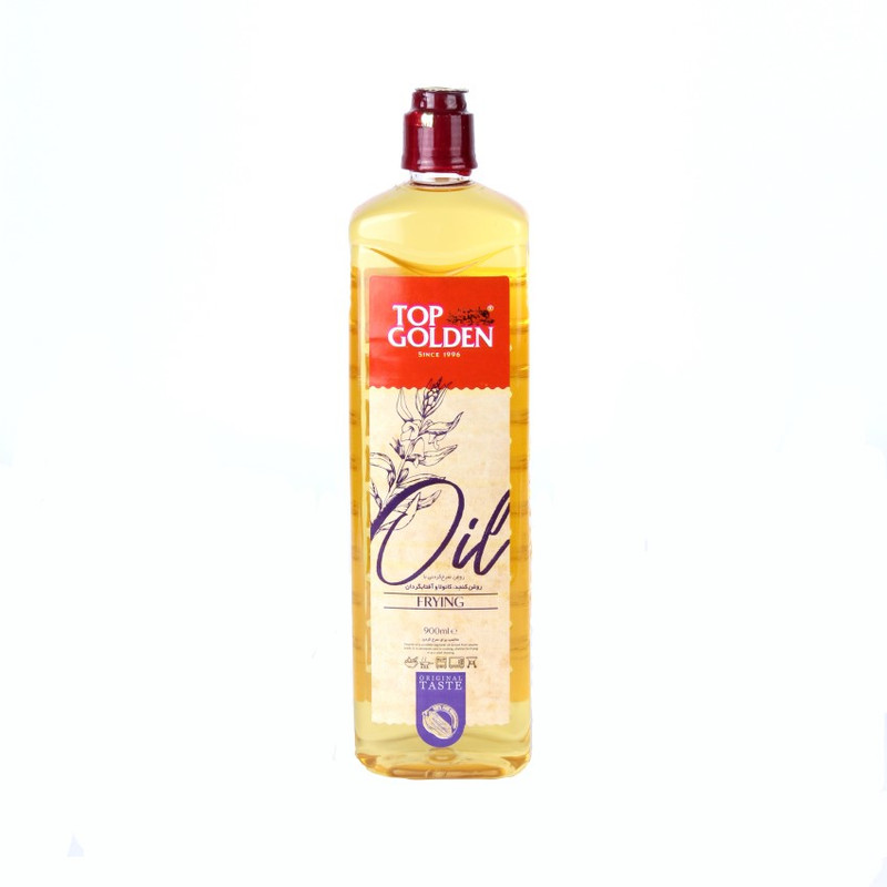 روغن سرخ کردنی با روغن کنجد و کانولا تاپ گلدن - 900 میلی لیتر