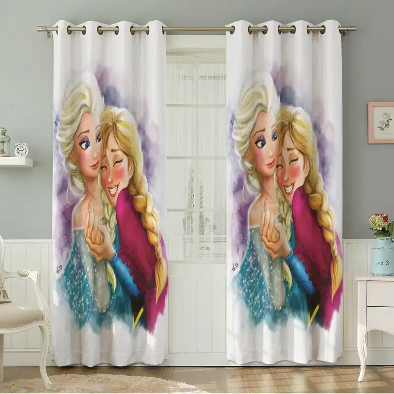 پرده نیروانا طرح کودک مدل مخمل کد 8596 سایز 140×280 سانتی متر